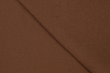 Baumwollwebware, uni, dunkelbraun, 0,5 m